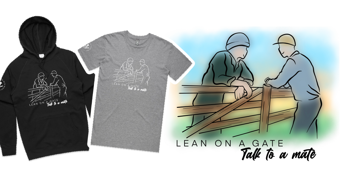 LEAN ON A GATE, TALK TO A MATE