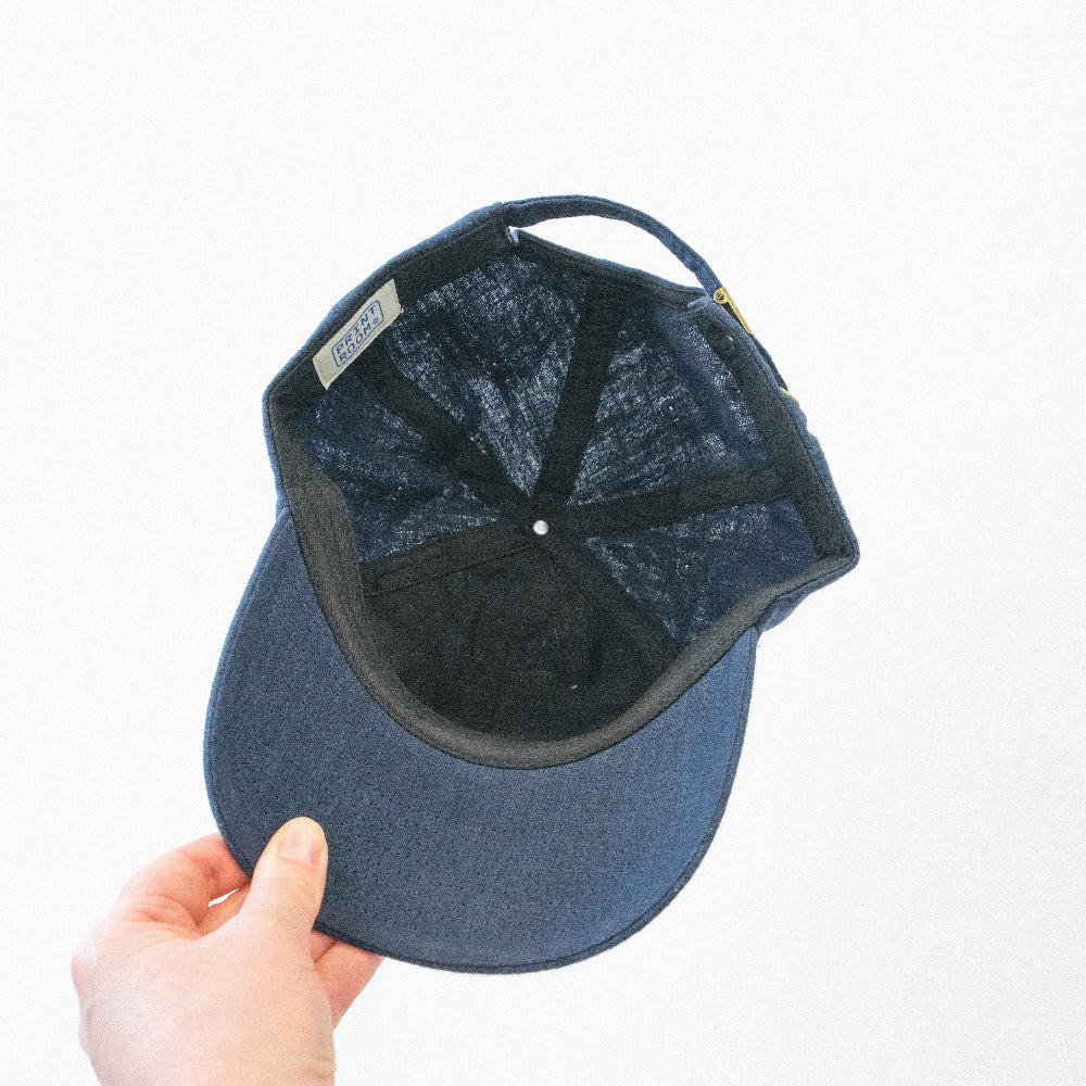 PR HEMP CAP - 6 PANEL DAD CAP - Custom Clothing | T Shirt Printing | Embroidery | Screen Printing | Print Room NZ