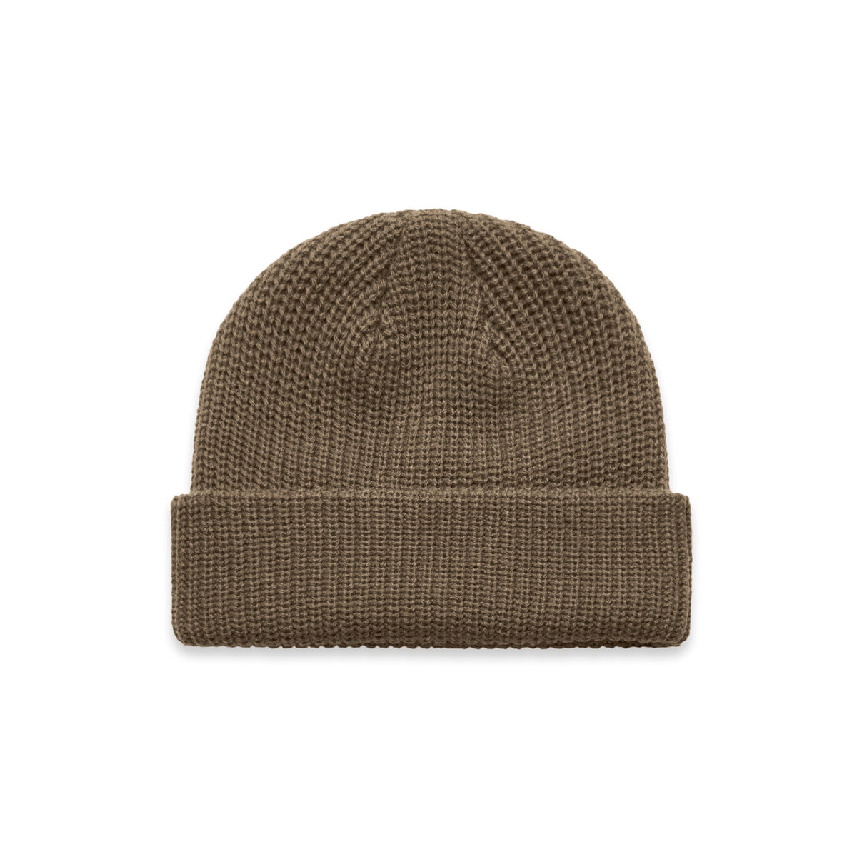 Cable Beanie - Walnut