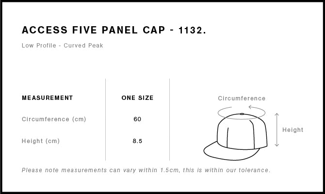 South Coast Board Riders 2026 SCBRA Five Panel Access Cap