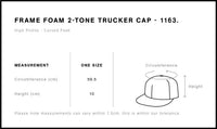 South Coast Board Riders 2026 SCBRA Frame Foam Two-Tone Trucker Cap