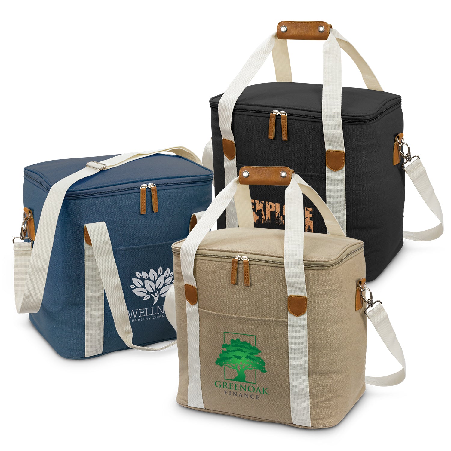 Canvas Cooler Bag - Custom Clothing | T Shirt Printing | Embroidery | Screen Printing | Print Room NZ