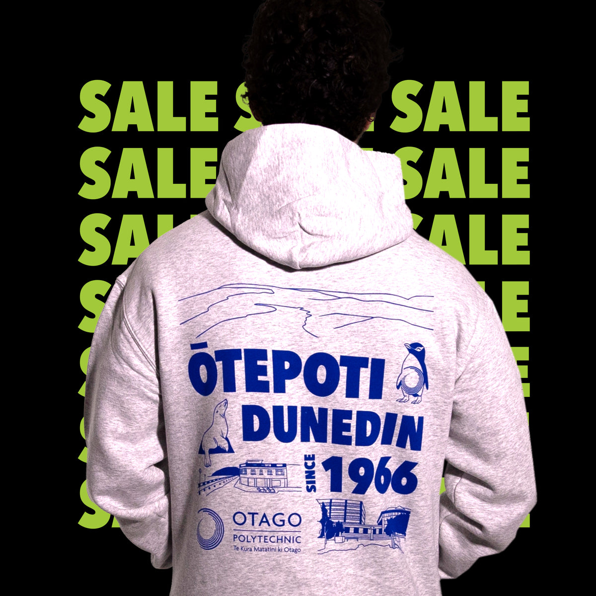 Otago Polytechnic | 1966 hoodie - Custom Clothing | T Shirt Printing | Embroidery | Screen Printing | Print Room NZ