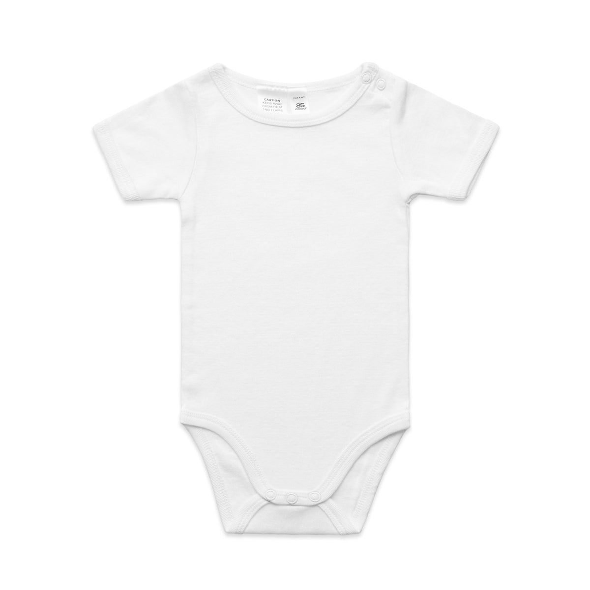 Organic Infant Mini-Me One-Piece - White