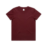 Kids Staple Tee - Burgundy