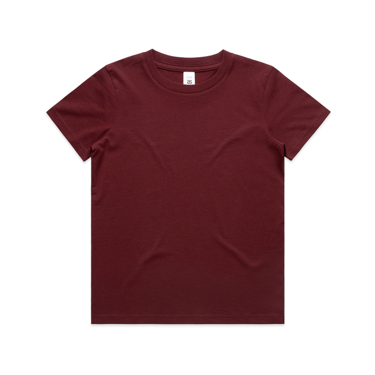 Kids Staple Tee - Burgundy