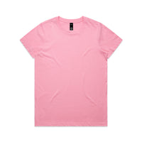 Wo's Maple Tee - Bubblegum