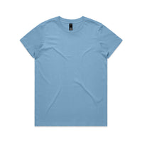 Wo's Maple Tee - Carolina blue