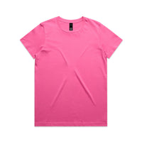 Wo's Maple Tee - Charity pink