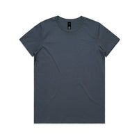 Wo's Maple Tee - Petrol blue