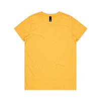 Wo's Maple Tee - Yellow