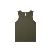 Wo's Organic Rib Tank - Army