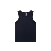 Wo's Organic Rib Tank - Navy