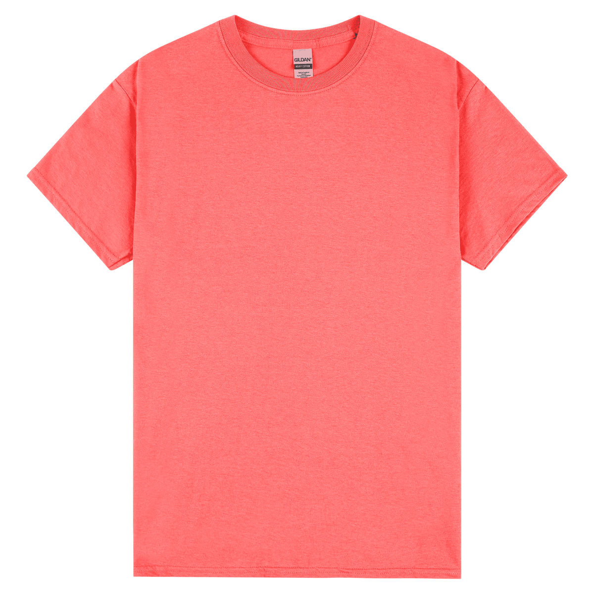 5000 Gildan Heavy Cotton Adult T-Shirt - Coral Silk