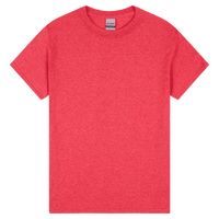 5000 Gildan Heavy Cotton Adult T-Shirt - Heather Red