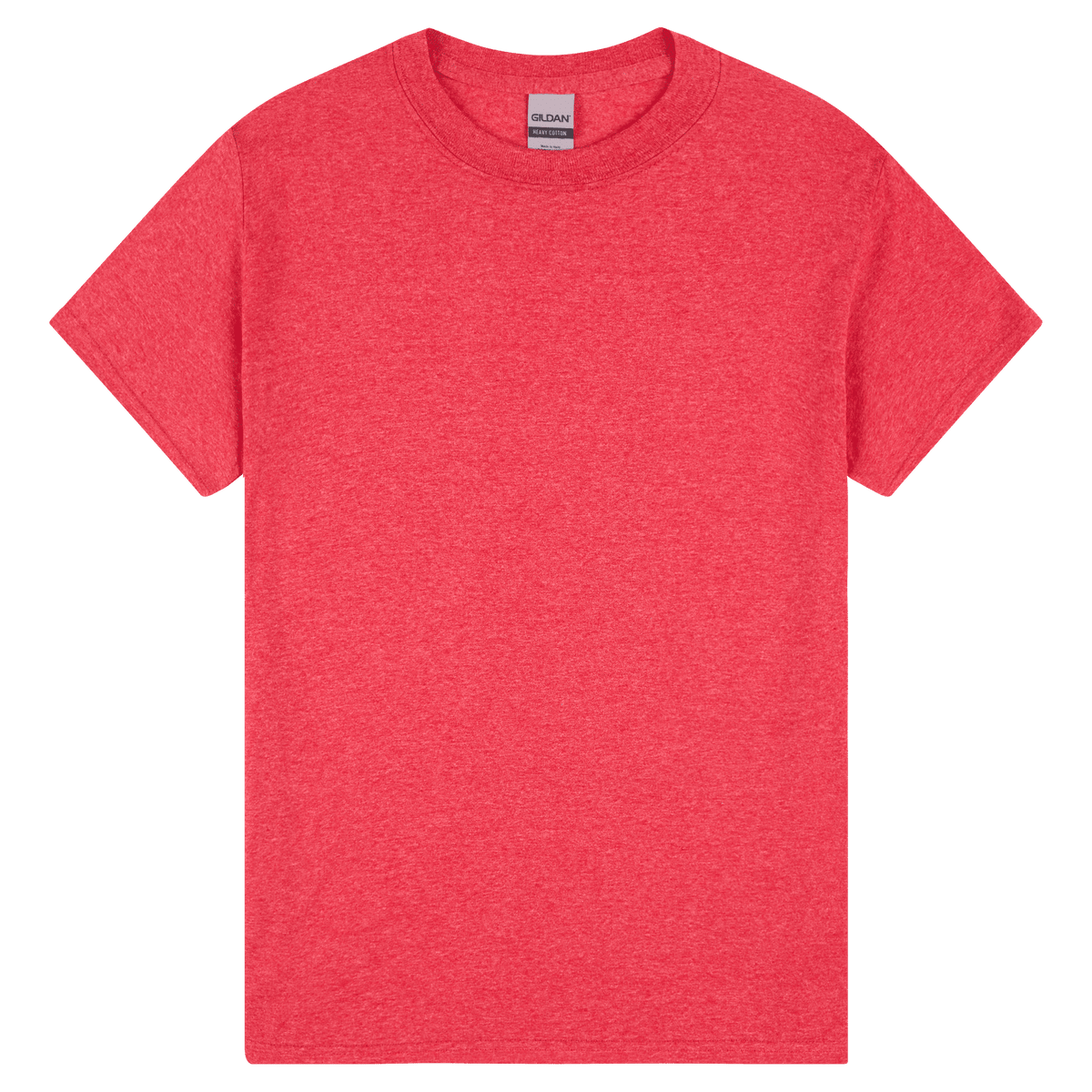 5000 Gildan Heavy Cotton Adult T-Shirt - Heather Red