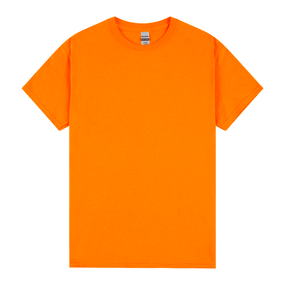 5000 Gildan Heavy Cotton Adult T-Shirt - Safety Orange