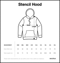 AS Colour Stencil Hood 5102 size guide