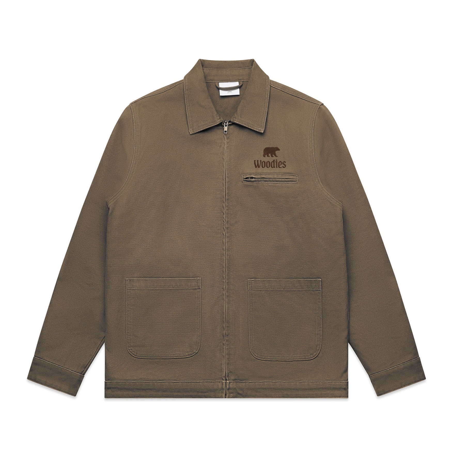 Canvas Heavy Jacket - Custom Clothing | T Shirt Printing | Embroidery | Screen Printing | Print Room NZ