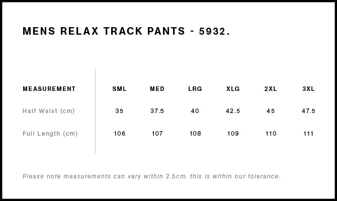 AS Colour Relax Track Pants | Leavers gear