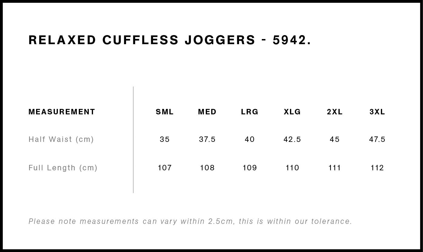 AS Colour Relax Cuffless Track Pants | Leavers gear