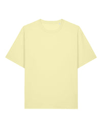 Light yellow t-shirt on a white background