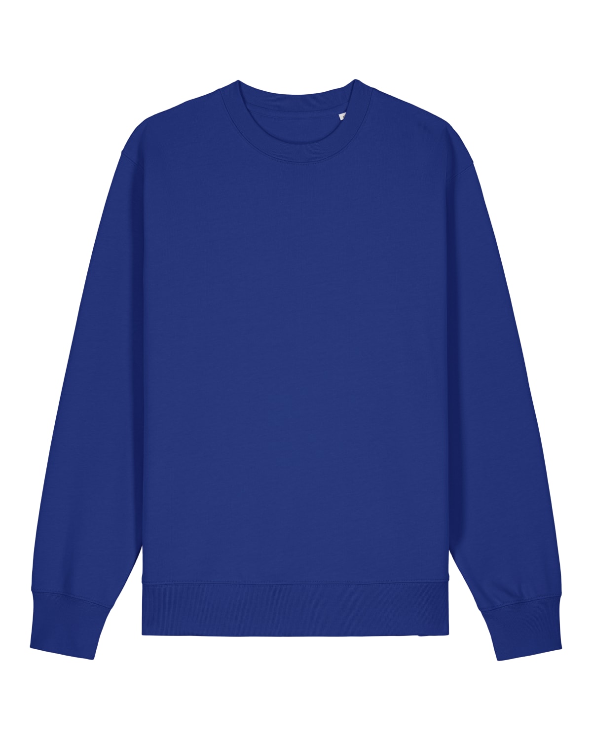 Blue sweatshirt on a white background