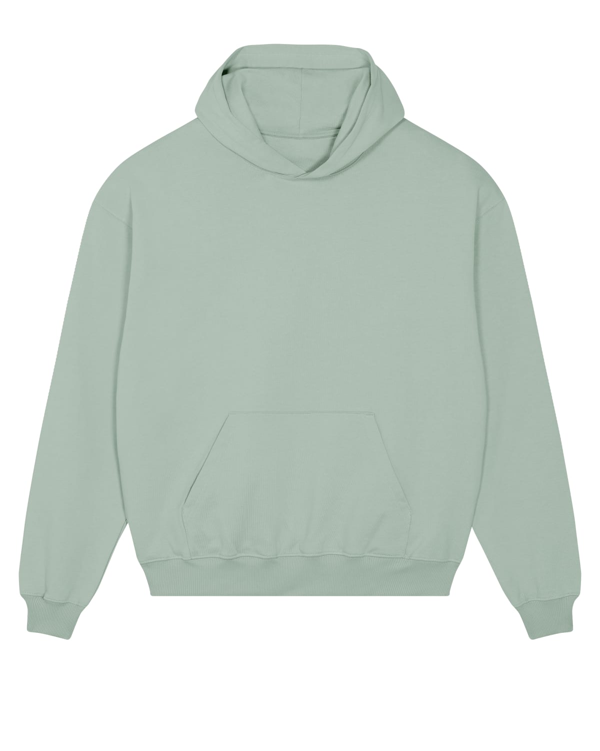 Light green hoodie on a white background