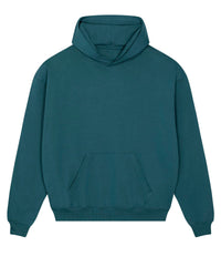 Teal hoodie on a white background