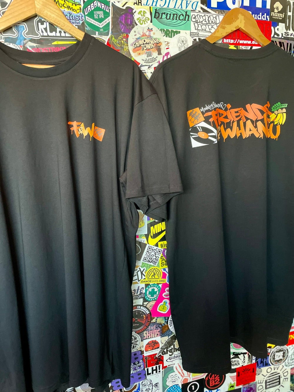 Monkey Shoulder Friends and Whānau Tee - Pre Order - Custom Clothing | T Shirt Printing | Embroidery | Screen Printing | Print Room NZ