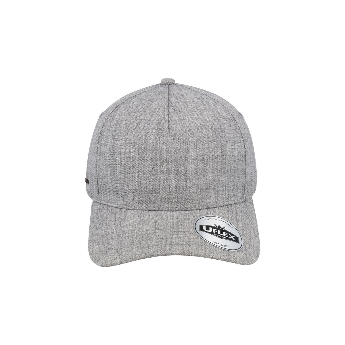 UFlex Adults Pro Style 5 Panel Snapback - Grey Melange