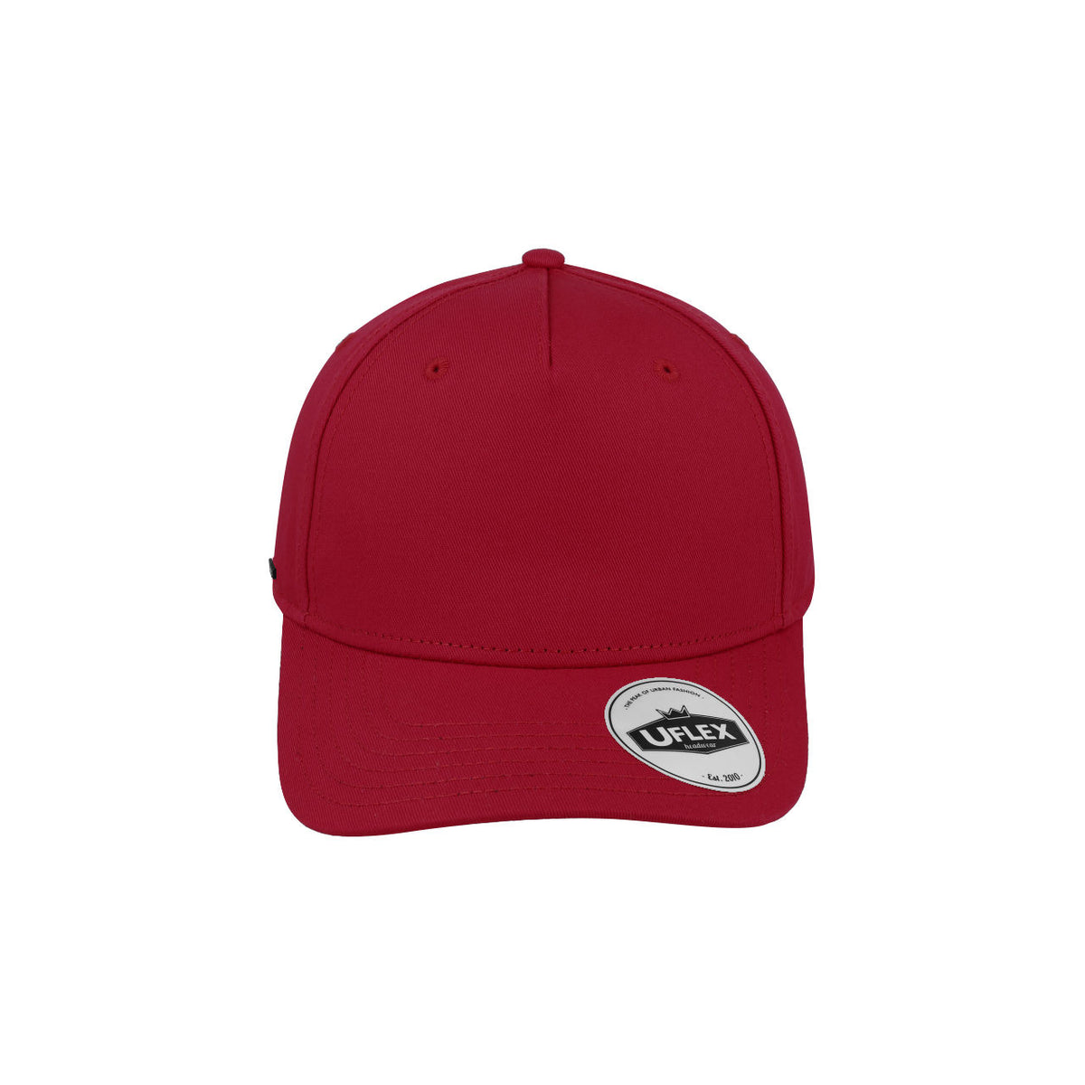 UFlex Adults Pro Style 5 Panel Snapback - Red