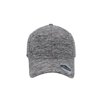 UFlex Adults Pro Style 6 Panel Snapback - Active Grey Melange