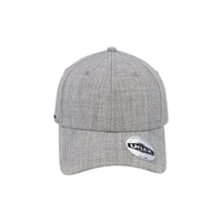 UFlex Adults Pro Style 6 Panel Snapback - Grey Melange