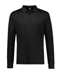 Biz Collection Mens Action Long Sleeve Polo