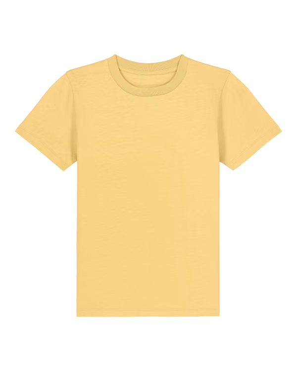 Yellow t-shirt on a white background