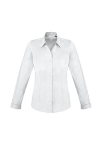 Womens Monaco Long Sleeve Shirt - White