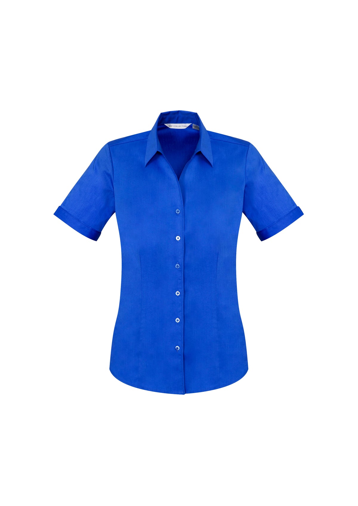 Womens Monaco Short Sleeve Shirt - Electric Blue