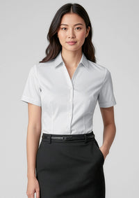 Womens Monaco Short Sleeve Shirt - White