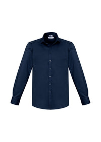 Mens Monaco Long Sleeve Shirt - Ink