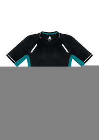 Mens Renegade Short Sleeve Tee - Black/Teal/Silver
