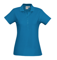 Biz Collection Womens Crew Short Sleeve Polo