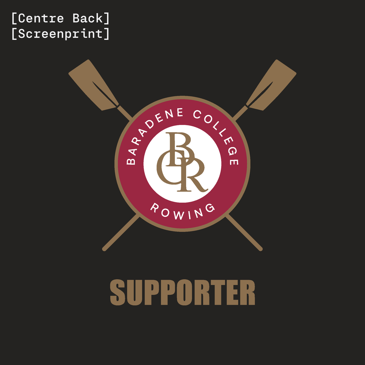 Baradene College | Pre Order Wo's Mali Tee Black - Custom Clothing | T Shirt Printing | Embroidery | Screen Printing | Print Room NZ