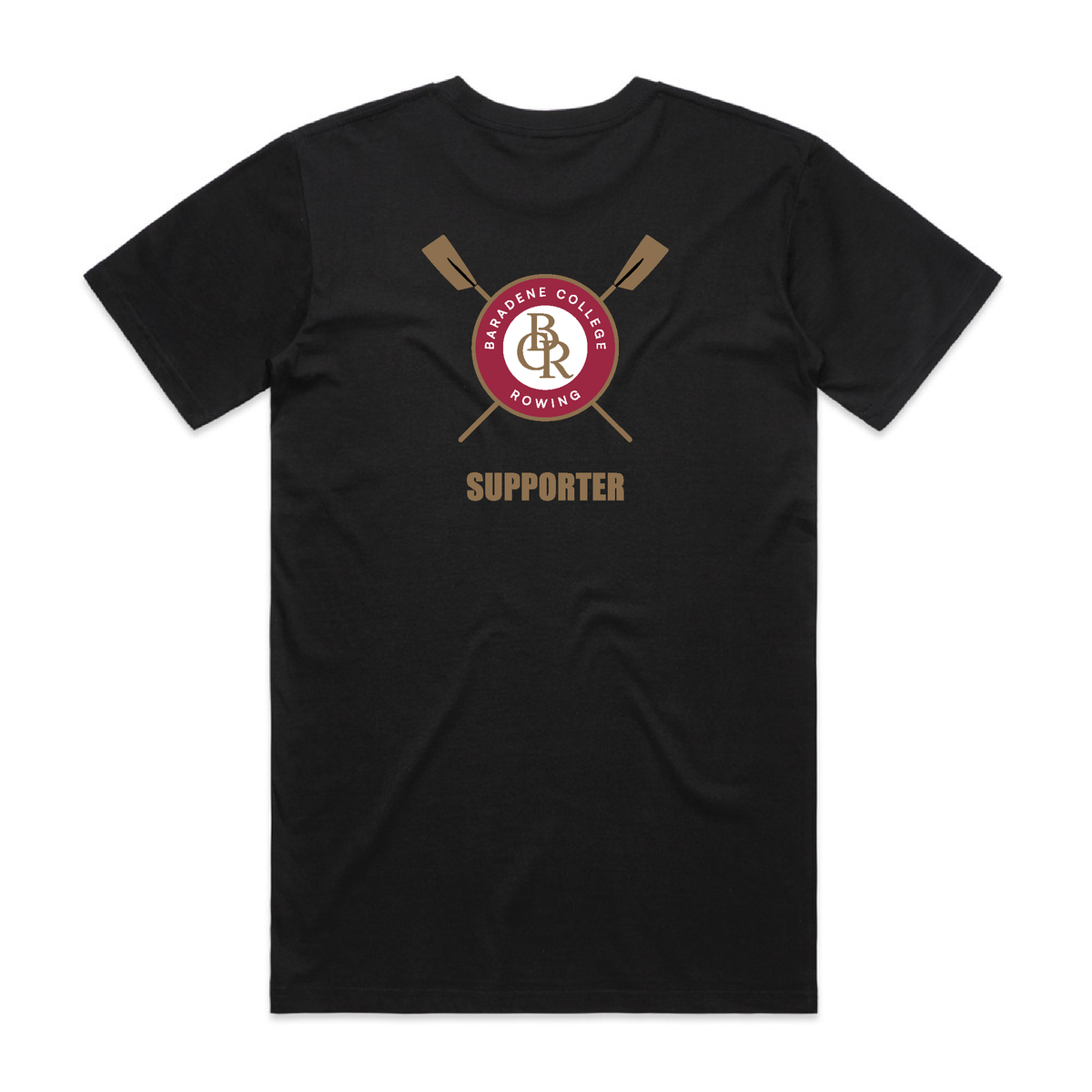 Baradene College | Pre Order Men's Tee Black - Custom Clothing | T Shirt Printing | Embroidery | Screen Printing | Print Room NZ