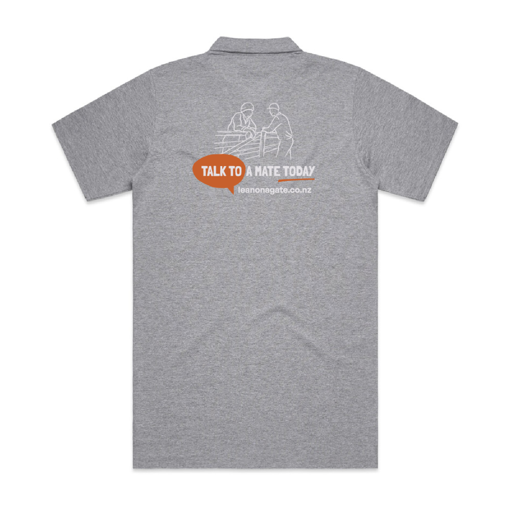Talk to a Mate | Men's Polo - Custom Clothing | T Shirt Printing | Embroidery | Screen Printing | Print Room NZ