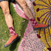 Checkerboard Socks - Buy now - Custom Clothing | T Shirt Printing | Embroidery | Screen Printing | Print Room NZ