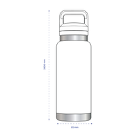 Claremont Bottle 750ml - Custom Clothing | T Shirt Printing | Embroidery | Screen Printing | Print Room NZ