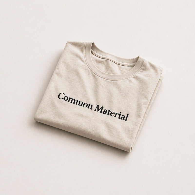 white tee folded