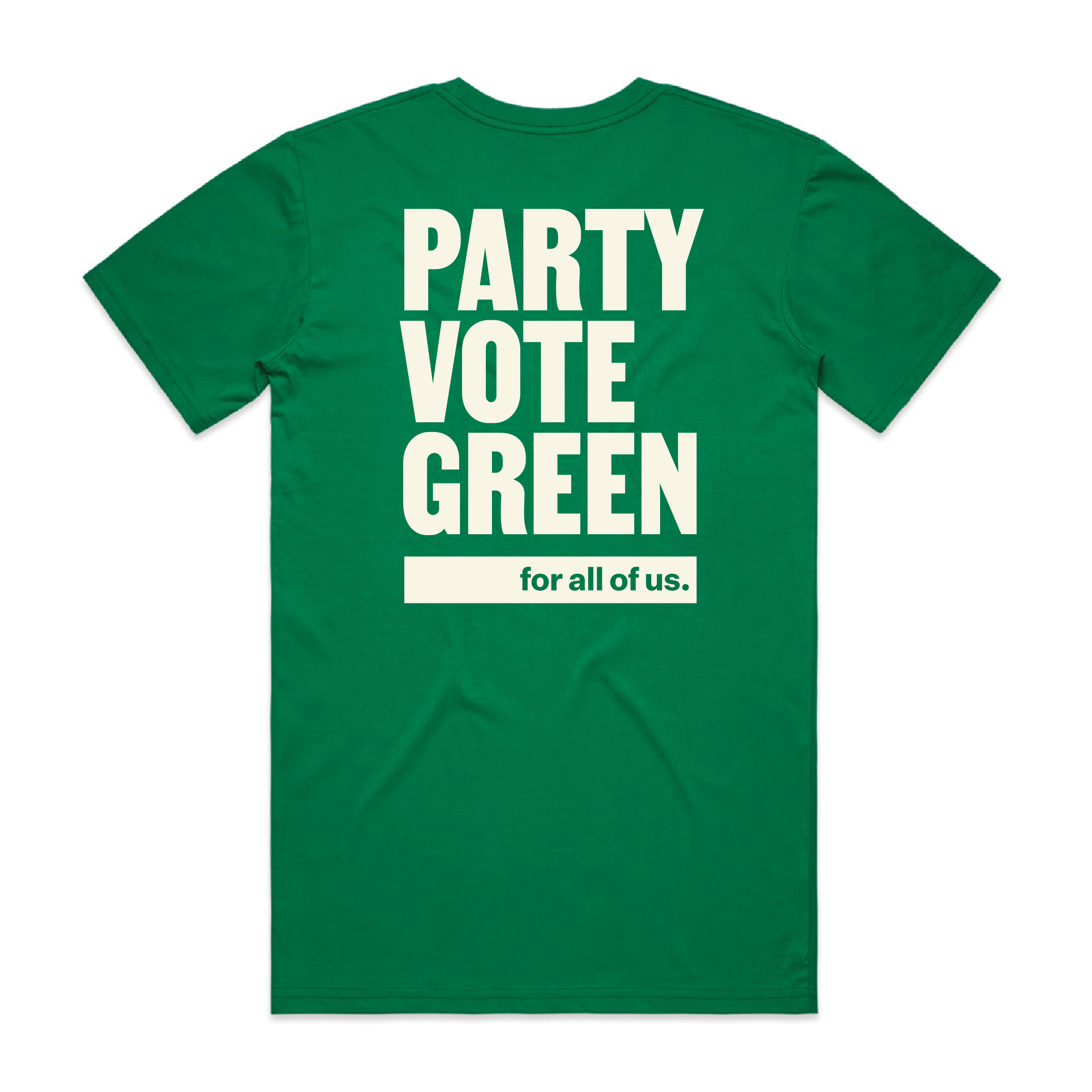 Green Party Tee - Custom Clothing | T Shirt Printing | Embroidery | Screen Printing | Print Room NZ