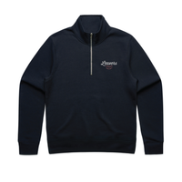 AS Colour Stencil Half Zip Crew | Leavers gear